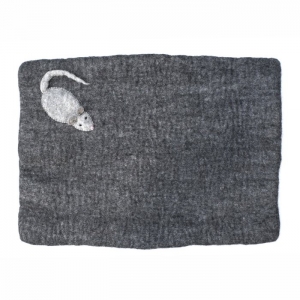 Vilten kattenkleedje antraciet Vilten kattenkleedje antraciet